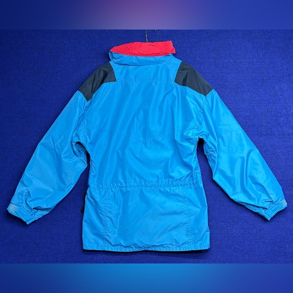 Vintage 90s Columbia Radial Sleeve Color Block Anorak Pullover Jacket Size Md - Picture 5 of 9